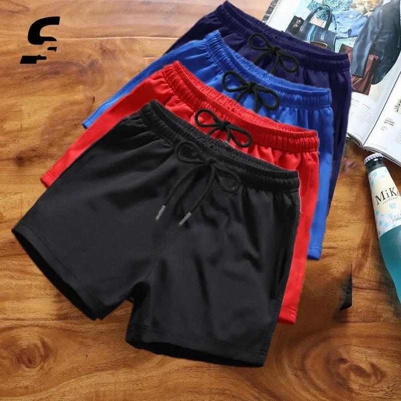 Shorts de corrida elásticos masculinos, calção de ginástica, natação, treino, esportes ao ar livre, casual, moda praia, calças homme, verão - Tartaruga Shop