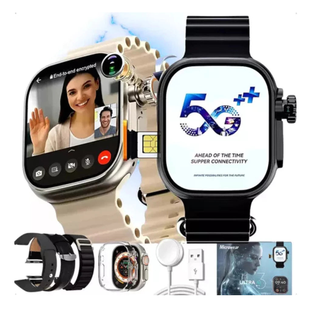 Smartwatch 5g Ultra 3 Ai - Tartaruga Shop