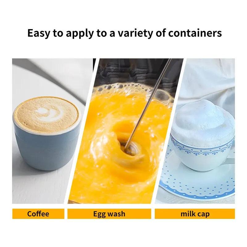 Batedor De Ovo Ou Leite Elétrico Portátil - Tartaruga Shop