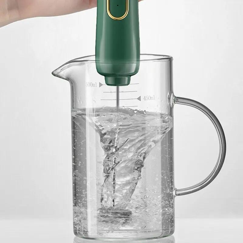 Batedor De Ovo Ou Leite Elétrico Portátil - Tartaruga Shop