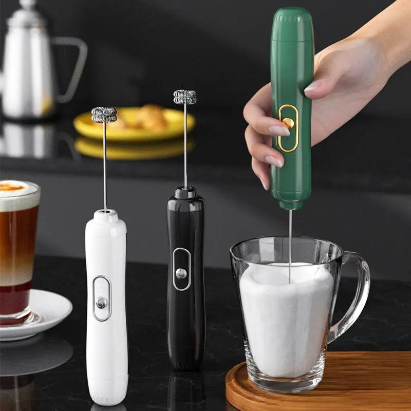 Batedor De Ovo Ou Leite Elétrico Portátil - Tartaruga Shop